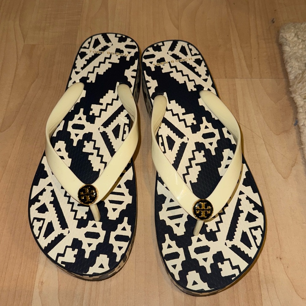 Tory Burch Wedge Flipflops